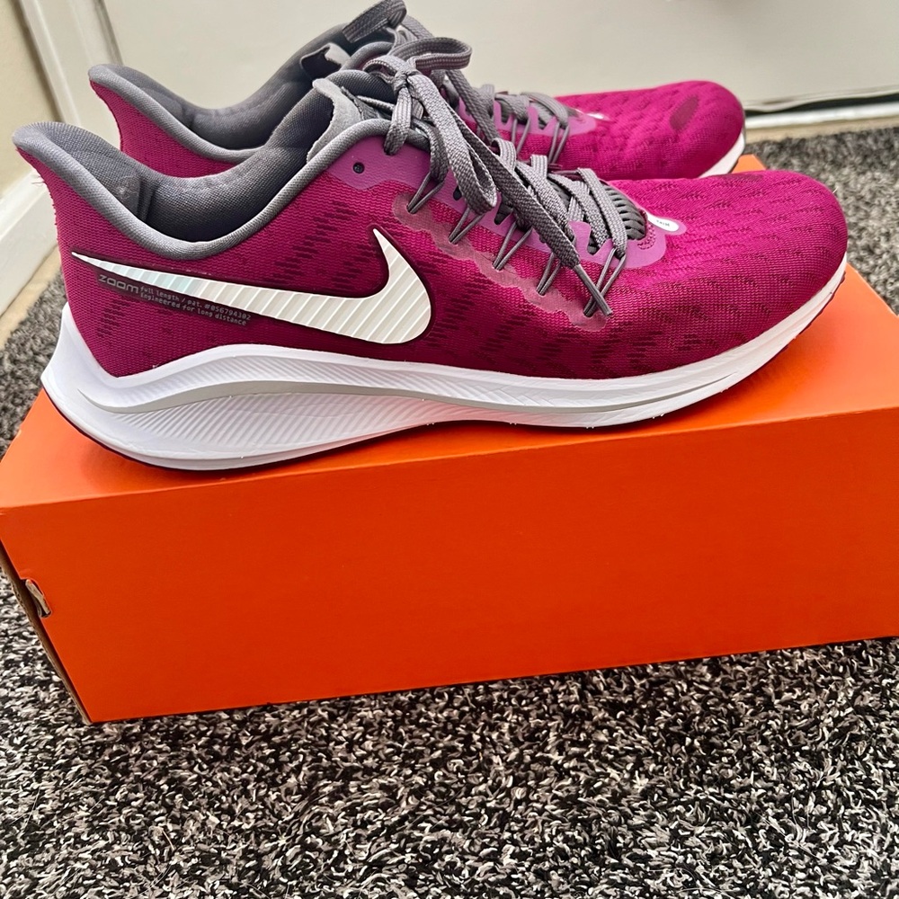 Nike Women's Athletic Shoes - maroon and gray - Picture 3 of 7